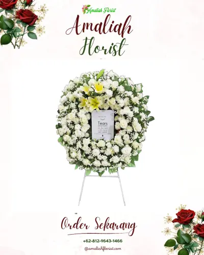 Krans Bunga Duka Cita di Petonjangan